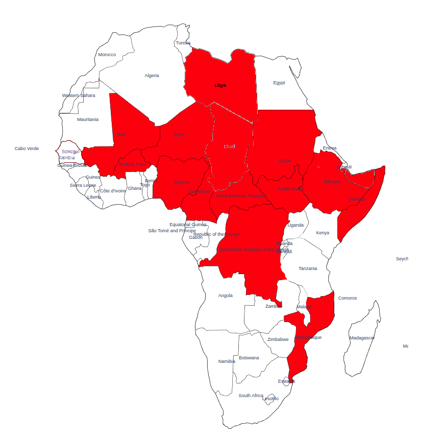 Conflitti in Africa nel novembre 2025